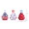 Mr. Christmas Mini Nostalgic Ceramic Patriotic Trees Set